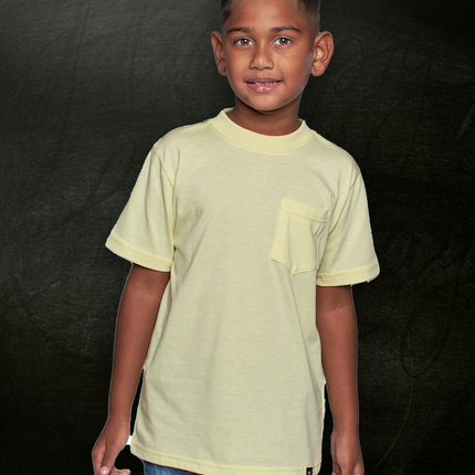 Classic Kids Pocket T Short Sleeve - Lemon