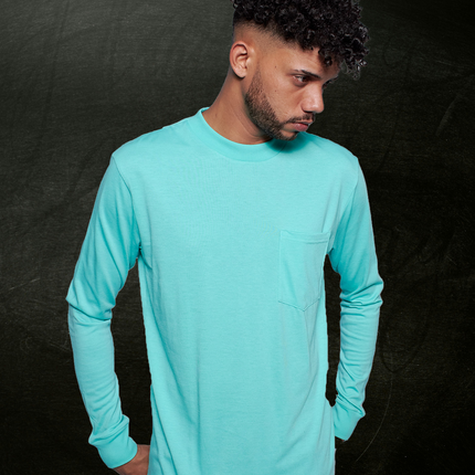 Classic Pocket T Long Sleeve - Mint