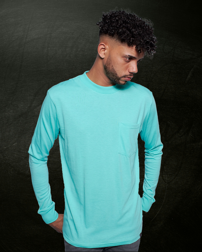 Classic Pocket T Long Sleeve - Mint