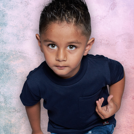 Classic Kids Pocket T Short Sleeve - Navy