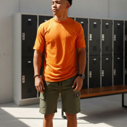Hiking Cargo Shorts - Olive