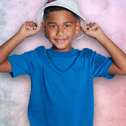 Classic Kids Pocket T Short Sleeve - Petrol