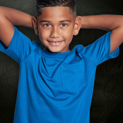 Classic Kids Pocket T Short Sleeve - Petrol