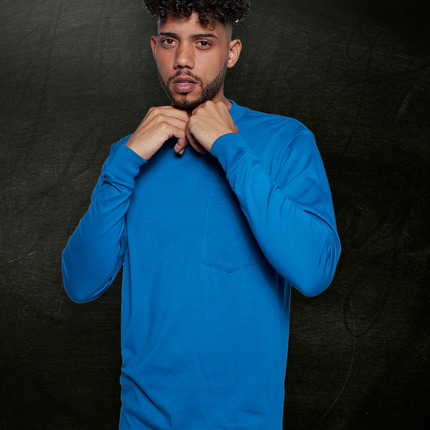Classic Pocket T Long Sleeve - Petrol
