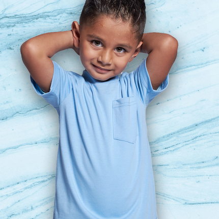 Classic Kids Pocket T Short Sleeve - Powder
