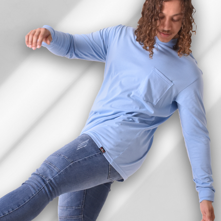 Classic Pocket T Long Sleeve - Powder
