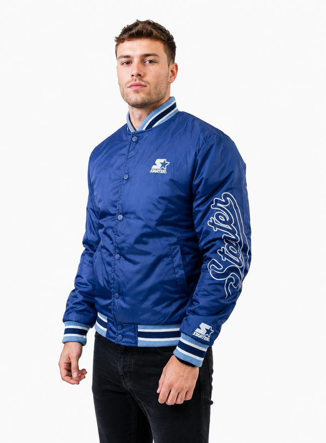 STARTER REVERSIBLE PUFFER JKT - NAVY POWDER