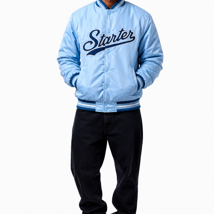 STARTER REVERSIBLE PUFFER JKT - NAVY POWDER
