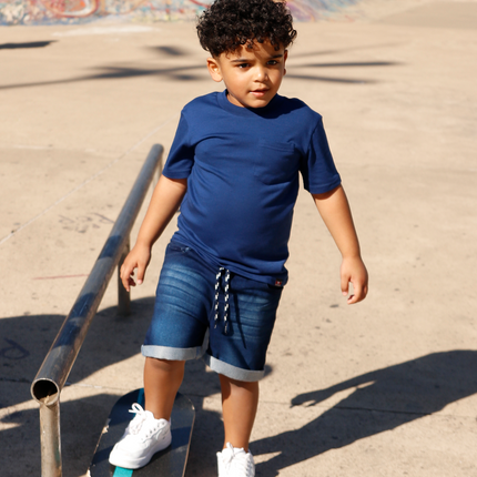 Classic Kids Pocket T Short Sleeve - Royal