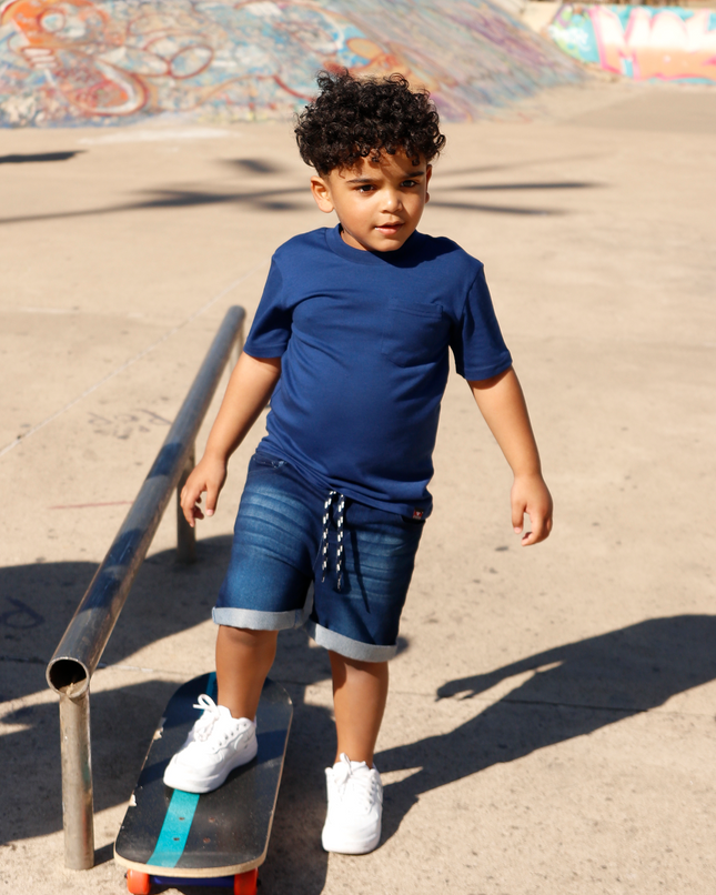 Classic Kids Pocket T Short Sleeve - Royal