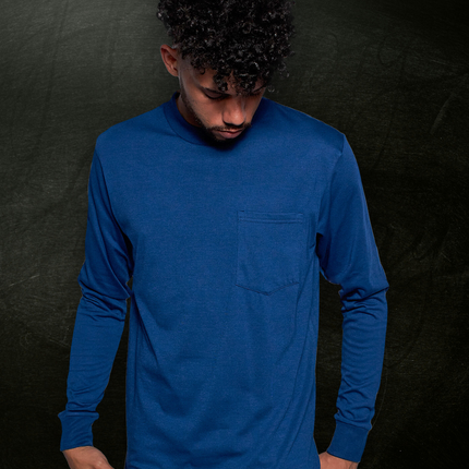 Classic Pocket T Long Sleeve - Royal