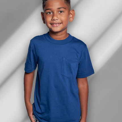 Classic Kids Pocket T Short Sleeve - Royal
