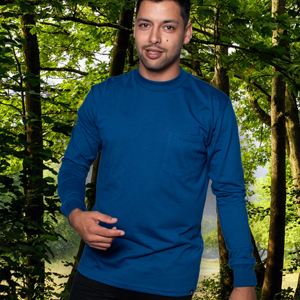 Classic Pocket T Long Sleeve - Royal