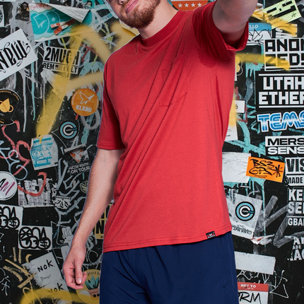 Classic Pocket T Short Sleeve - Sport Red