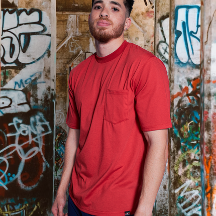 Classic Pocket T Short Sleeve - Sport Red