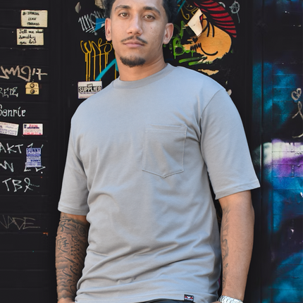 Classic Pocket T Short Sleeve - Steel Grey