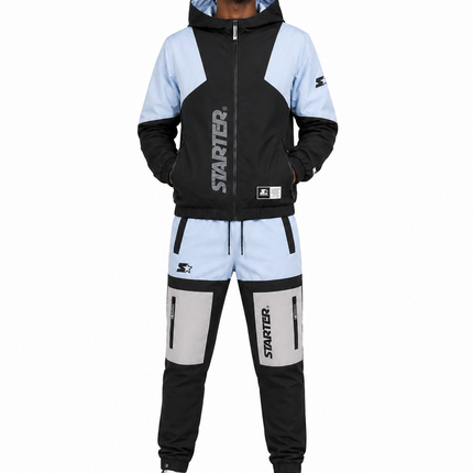 STARTER TECH BLOCK TRACKSUIT - BLACK