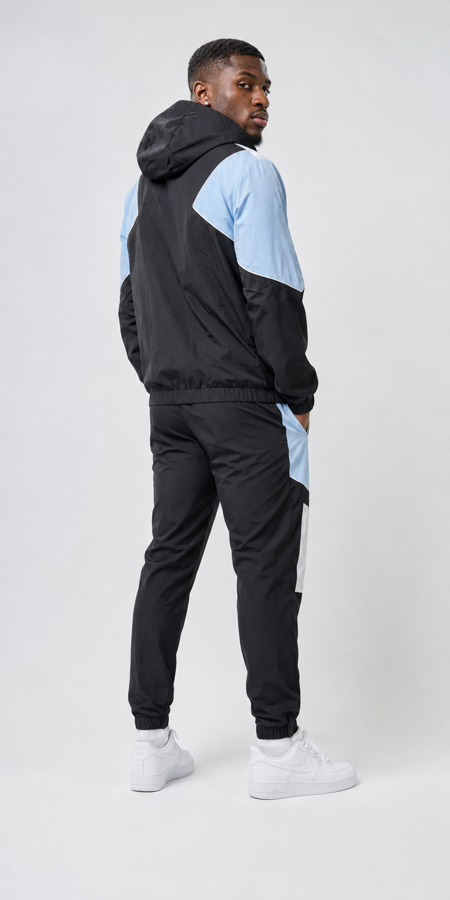 STARTER TECH BLOCK TRACKSUIT - BLACK