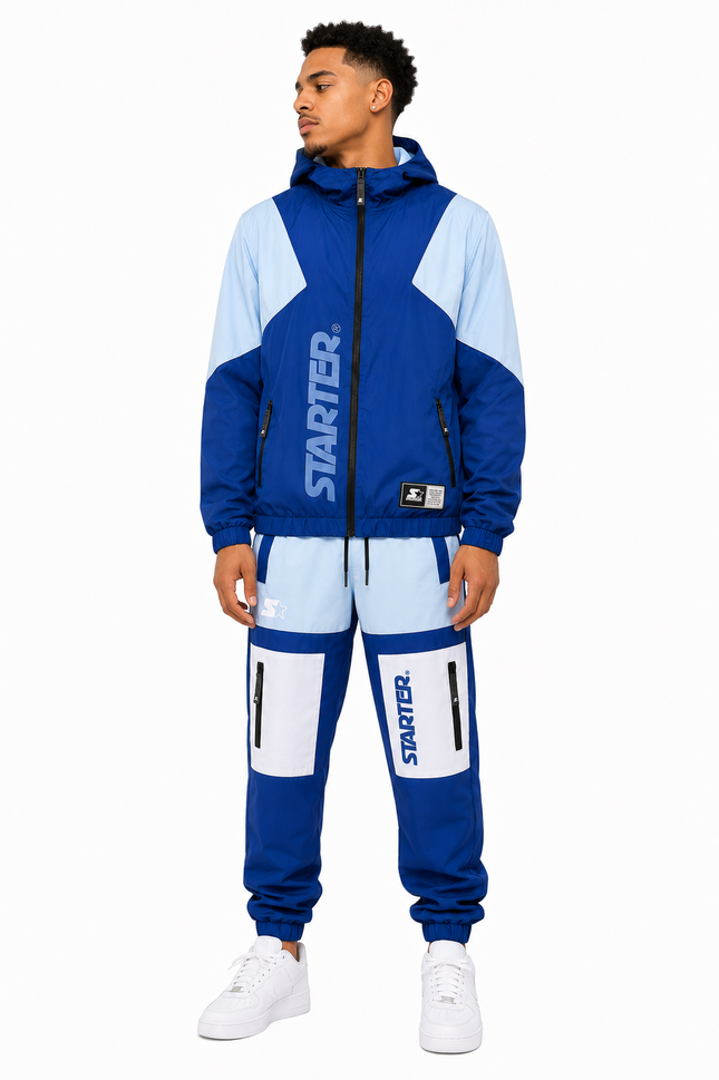STARTER TECH BLOCK TRACKSUIT - BLUE