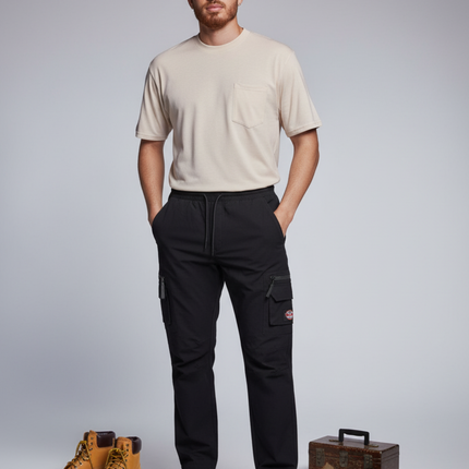Utility Cargo Pants - Black