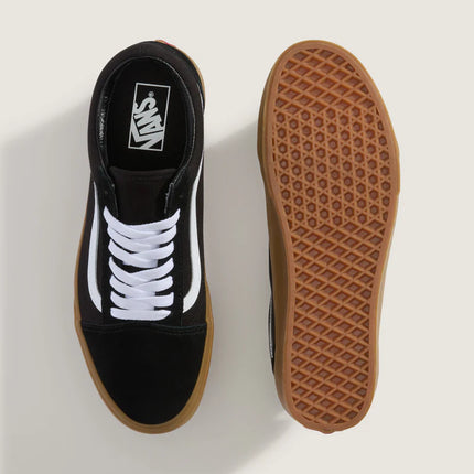 VANS OLD SKOOL SHOE - BLACK/GUM