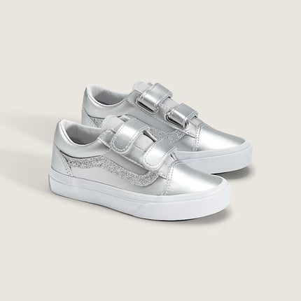 VANS KIDS OLD SKOOL SHOE - SILVER