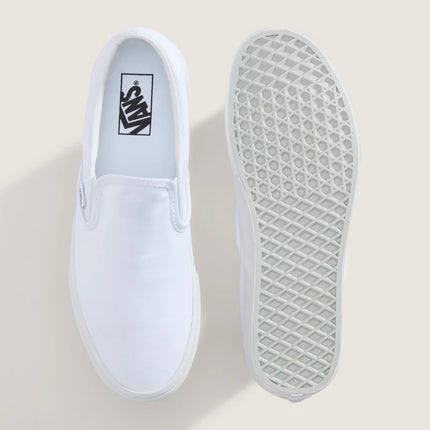 VANS SLIP ON SHOE - WHITE