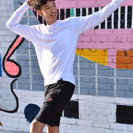 Classic Pocket T Long Sleeve - White