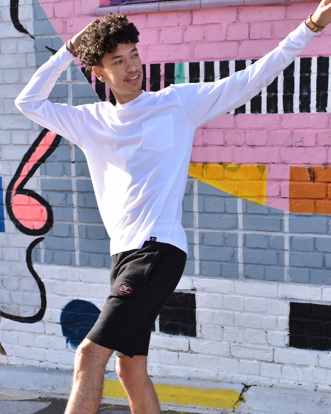 Classic Pocket T Long Sleeve - White