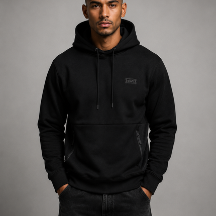 Tech Inspired Hoodie - Black