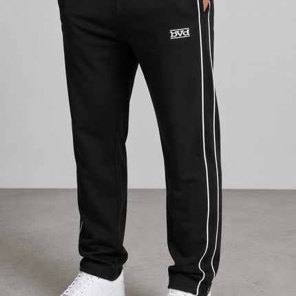 Signature Piping Pant - Black White