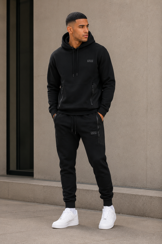 Tech Inspired Jogger - Black