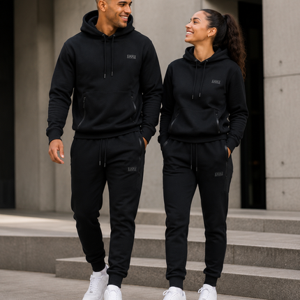 Tech Inspired Hoodie - Black