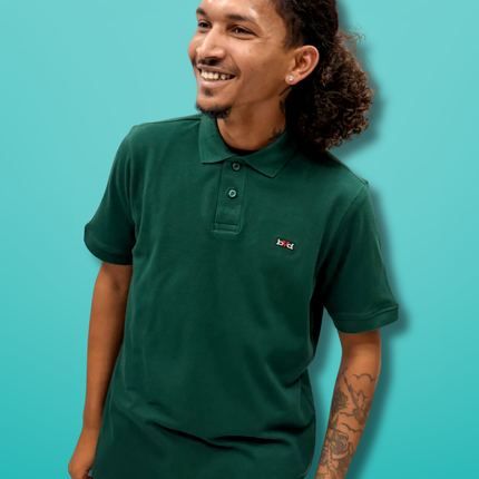 Pique Golfer Short Sleeve - Bottle