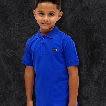 Kids Pique Golfer Short Sleeve - Cosmic