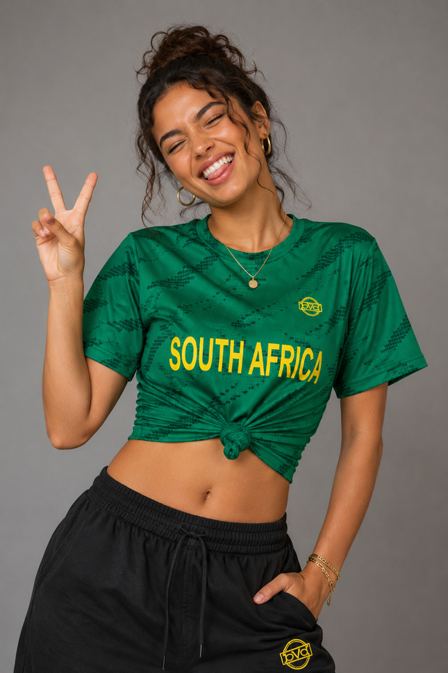 Adults South Africa Supporter Tee - Green