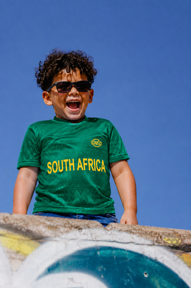 Kids South Africa Supporter Tee - Green