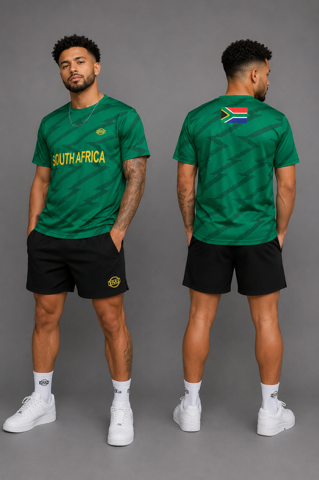 Adults South Africa Supporter Tee - Green