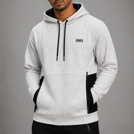 Tech Inspired Hoodie - Ice Melange