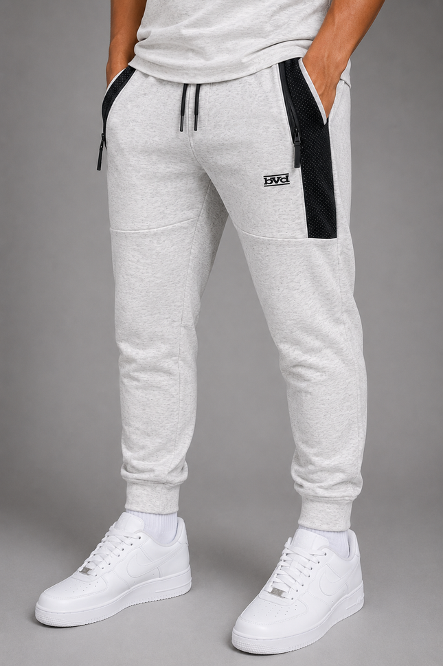 Tech Inspired Jogger - Ice Melange