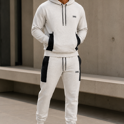 Tech Inspired Jogger - Ice Melange