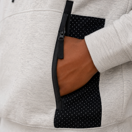 Tech Inspired Hoodie - Ice Melange