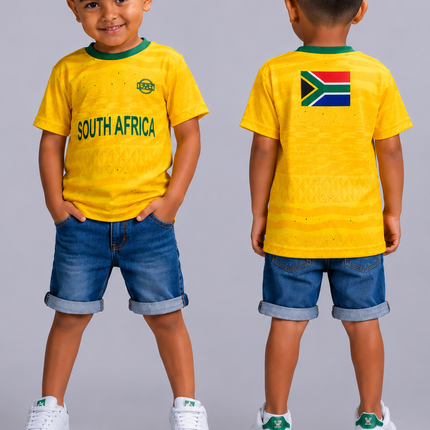 Kids South Africa Supporter Tee - Sunshine