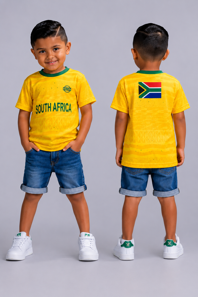 Kids South Africa Supporter Tee - Sunshine