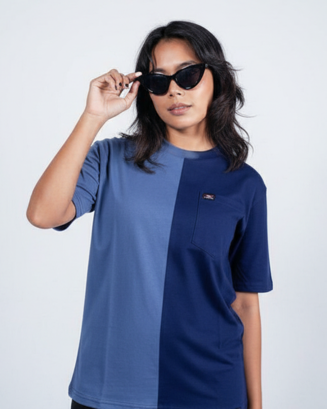 2 Tone Pocket T Short Sleeve - Royal/Airforce