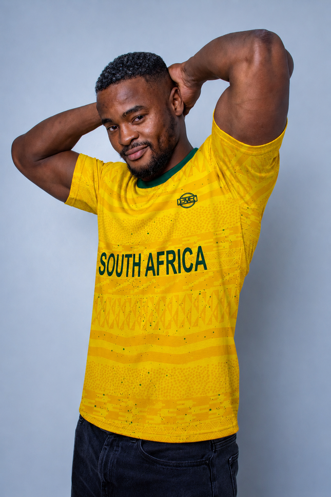 Adults South Africa Supporter Tee - Sunshine