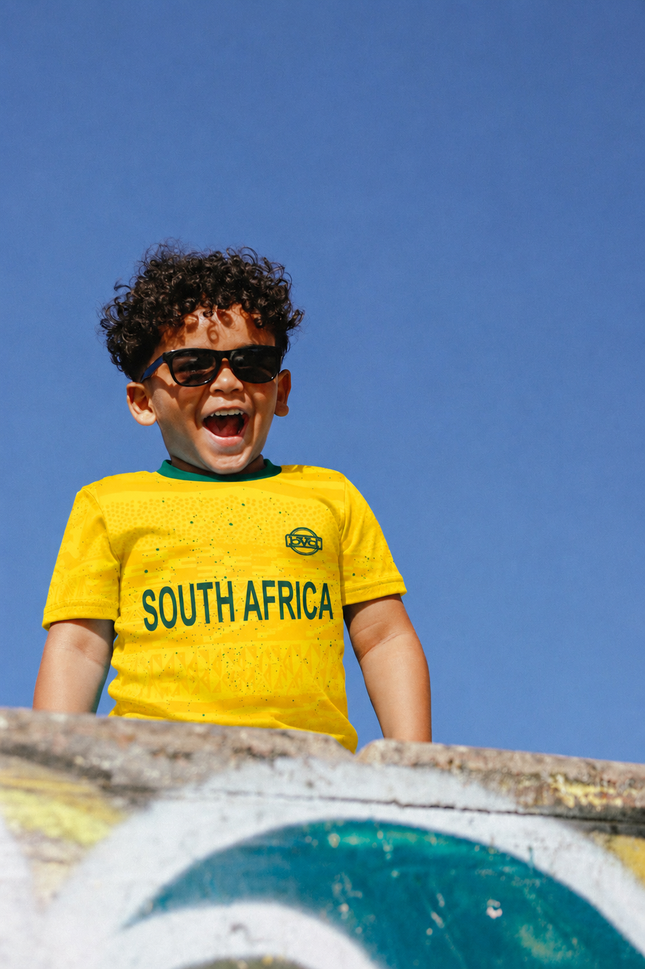 Kids South Africa Supporter Tee - Sunshine